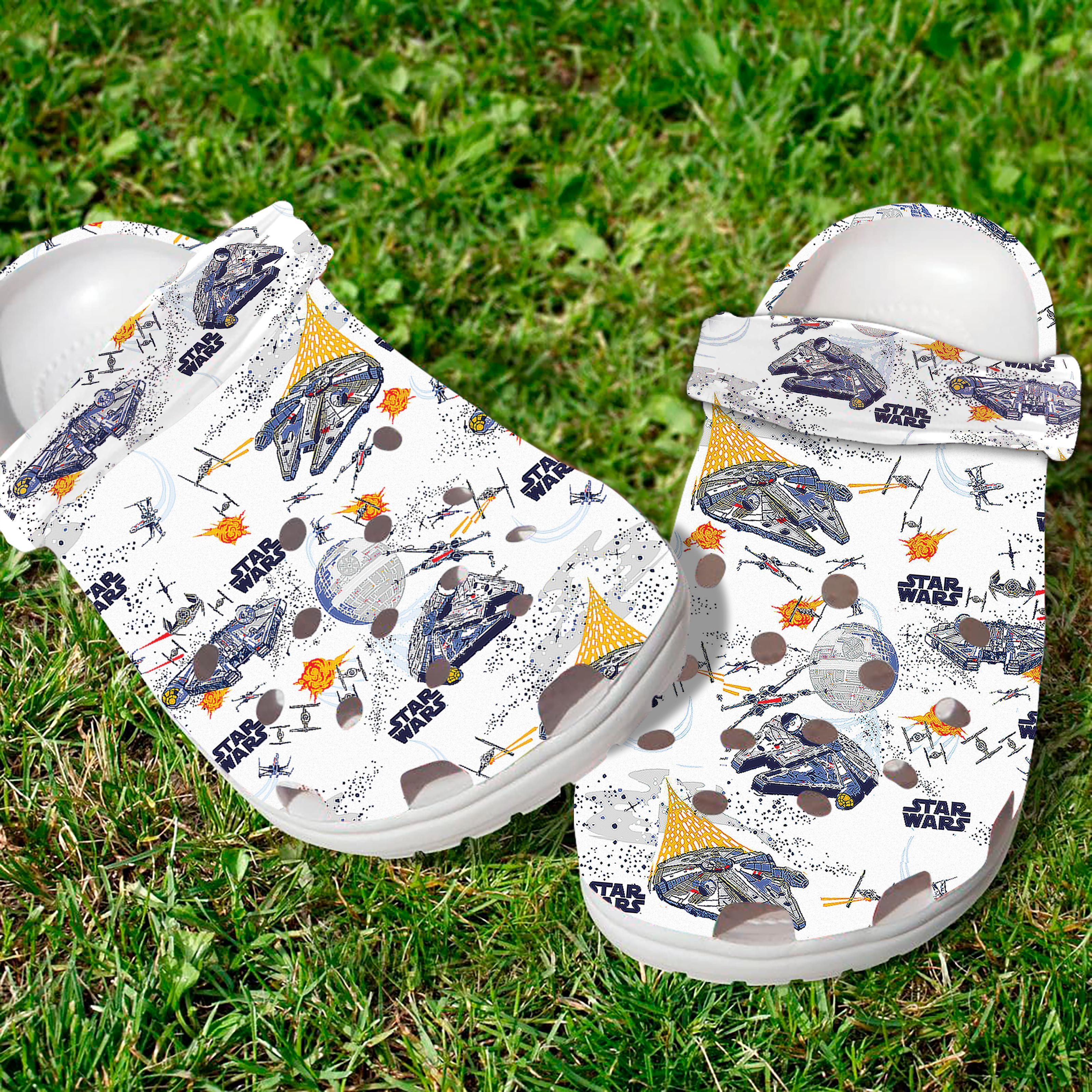 Star Wars Movie Crocs Crocband Clogs Shoes Comfortable For Men Women and Kids - Image 3