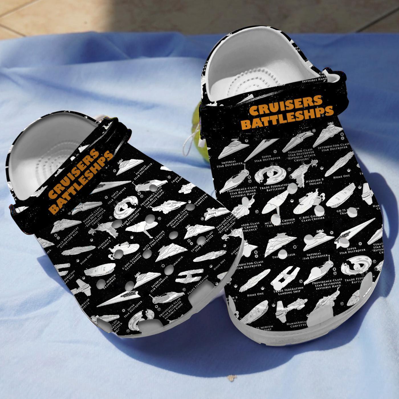 Star Wars Movie Crocs Crocband Clogs Shoes Comfortable For Men Women and Kids