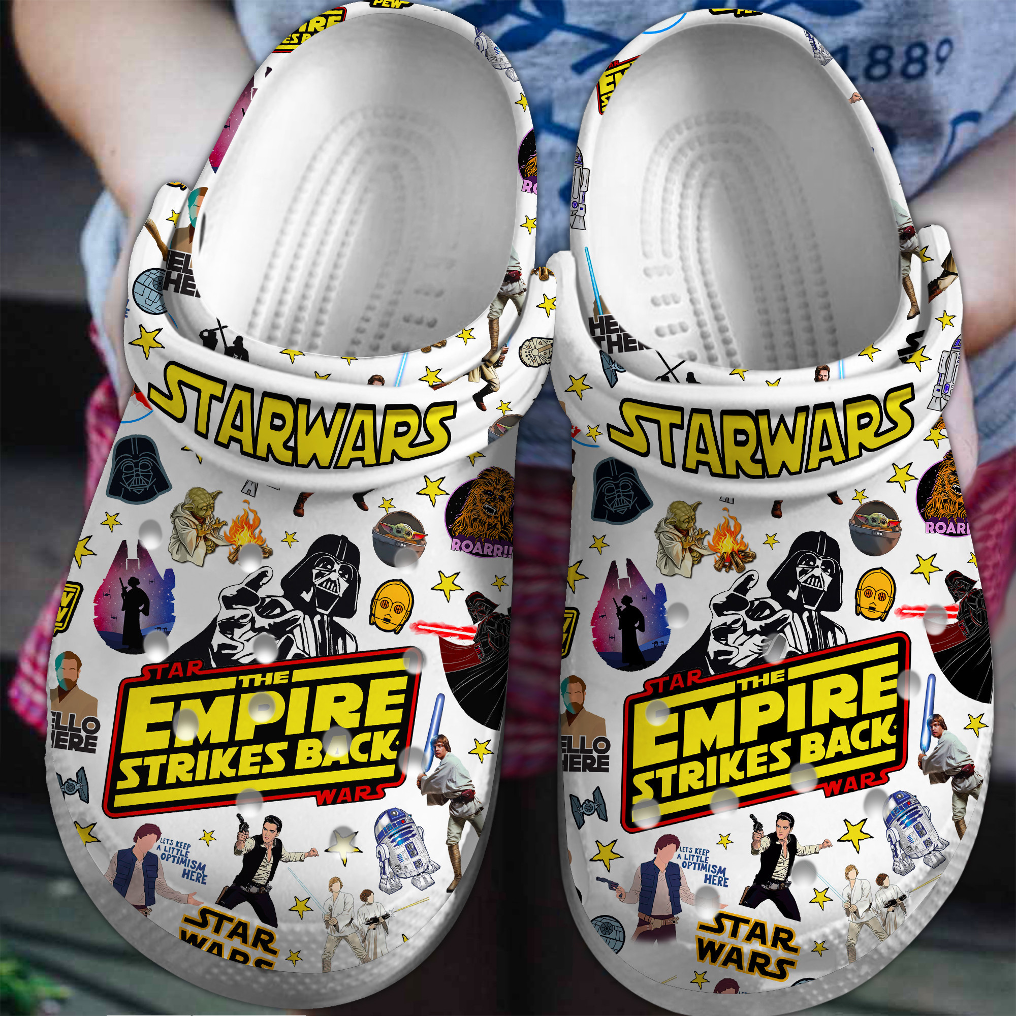 Star Wars Movie Crocs Crocband Clogs Shoes Comfortable For Men Women and Kids