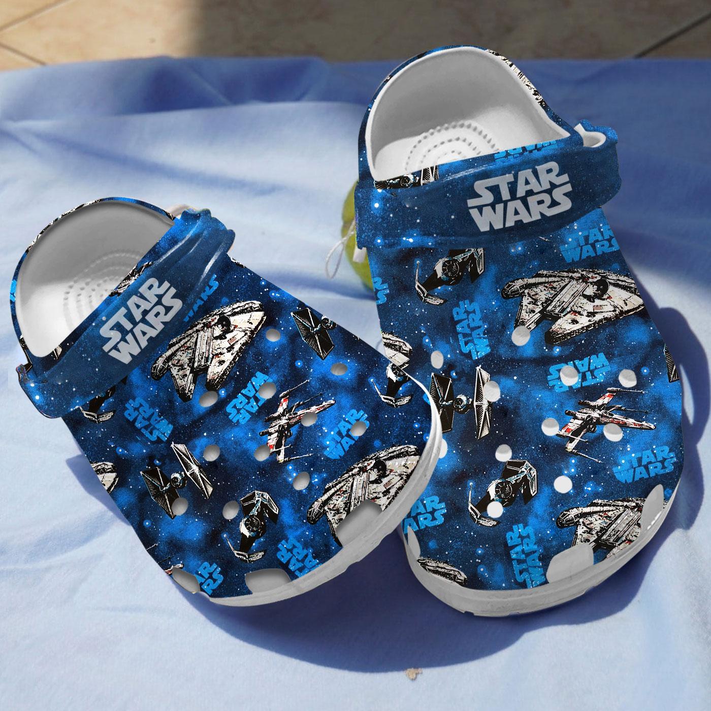 Star Wars Movie Crocs Crocband Clogs Shoes Comfortable For Men Women and Kids