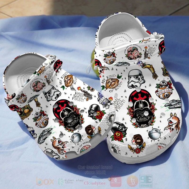 Star Wars Movie Crocs Crocband Clogs Shoes Comfortable For Men Women and Kids