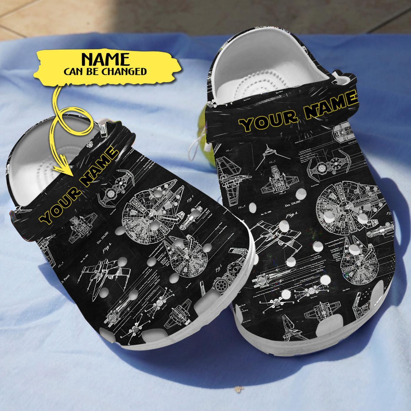 Star Wars Movie Crocs Crocband Clogs Shoes Comfortable For Men Women and Kids