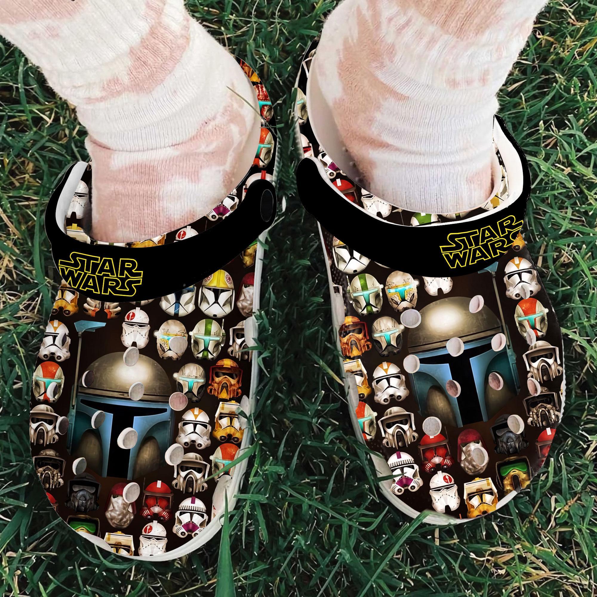Star Wars Movie Crocs Crocband Clogs Shoes Comfortable For Men Women and Kids