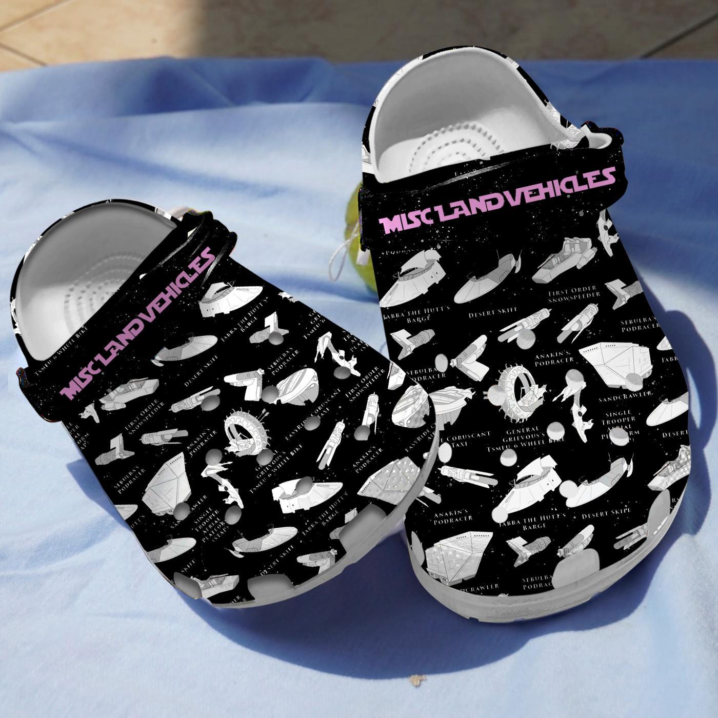 Star Wars Movie Crocs Crocband Clogs Shoes Comfortable For Men Women and Kids