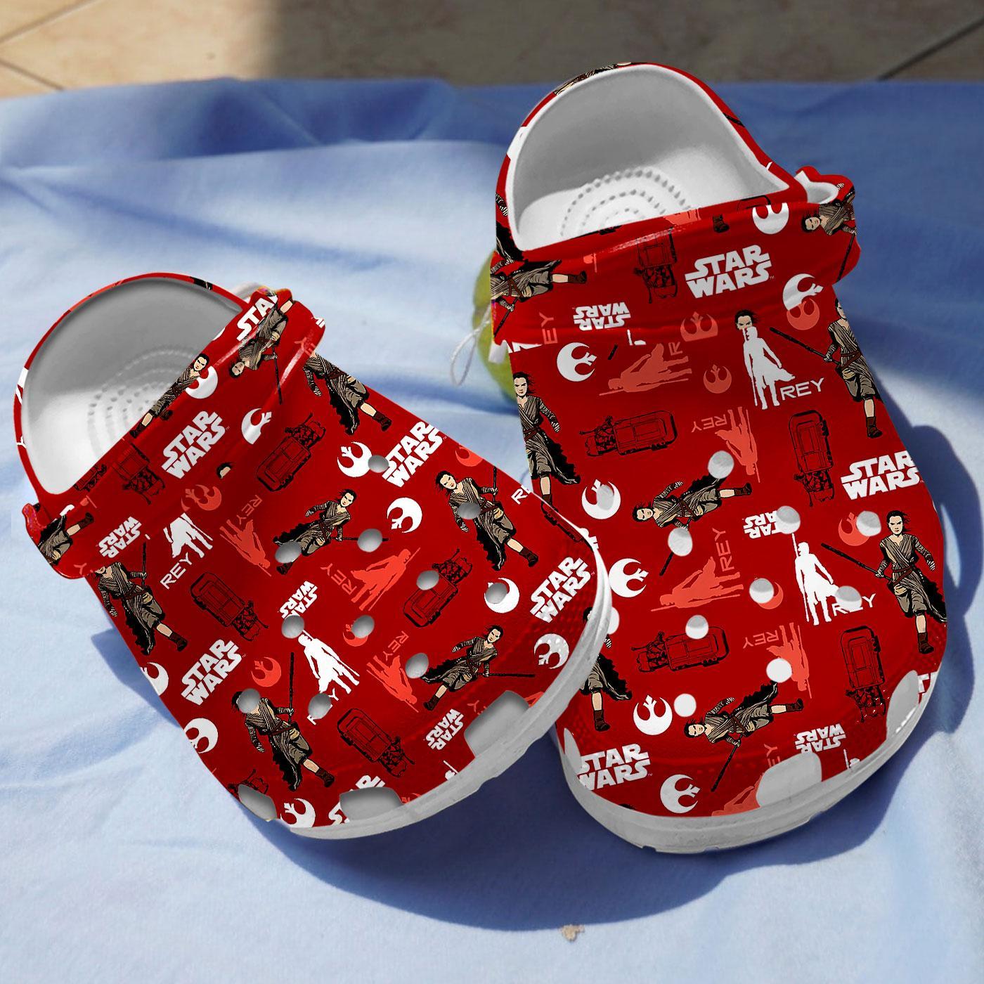 Star Wars Movie Crocs Crocband Clogs Shoes Comfortable For Men Women and Kids