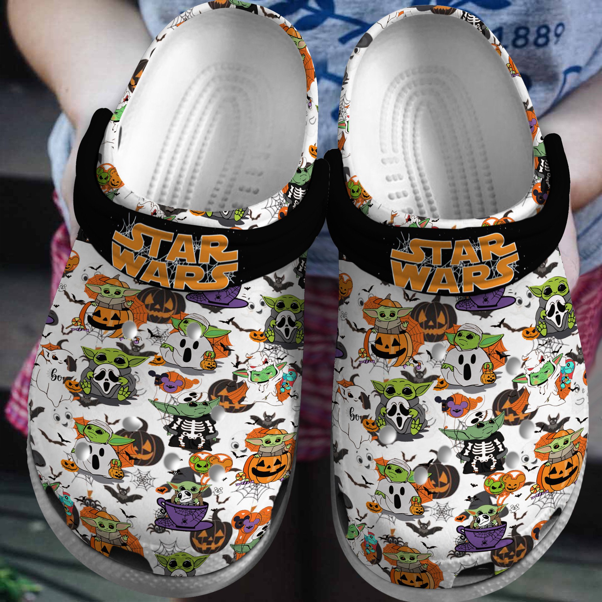 Star Wars Movie Crocs Crocband Clogs Shoes Comfortable For Men Women and Kids