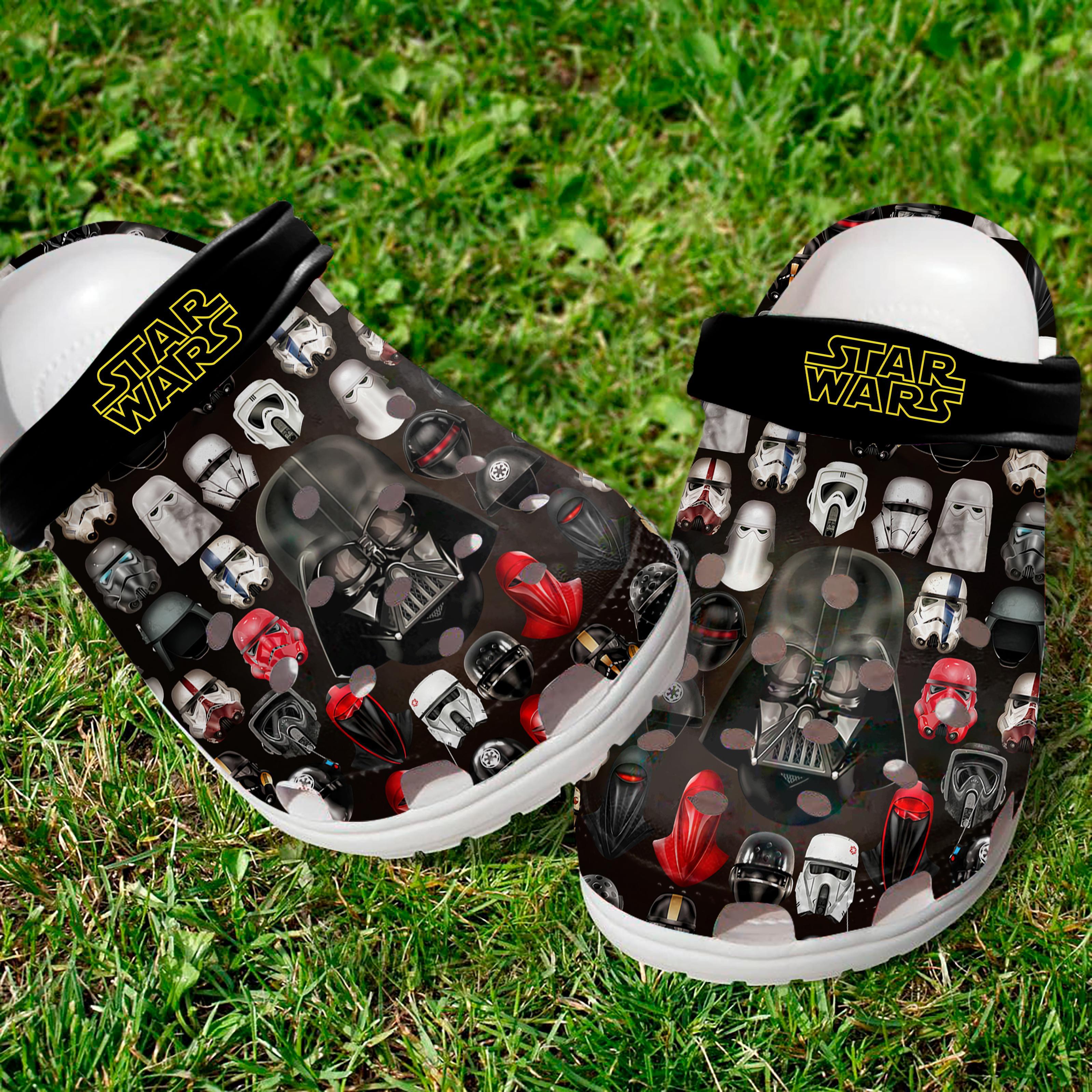 Star Wars Movie Crocs Crocband Clogs Shoes Comfortable For Men Women and Kids