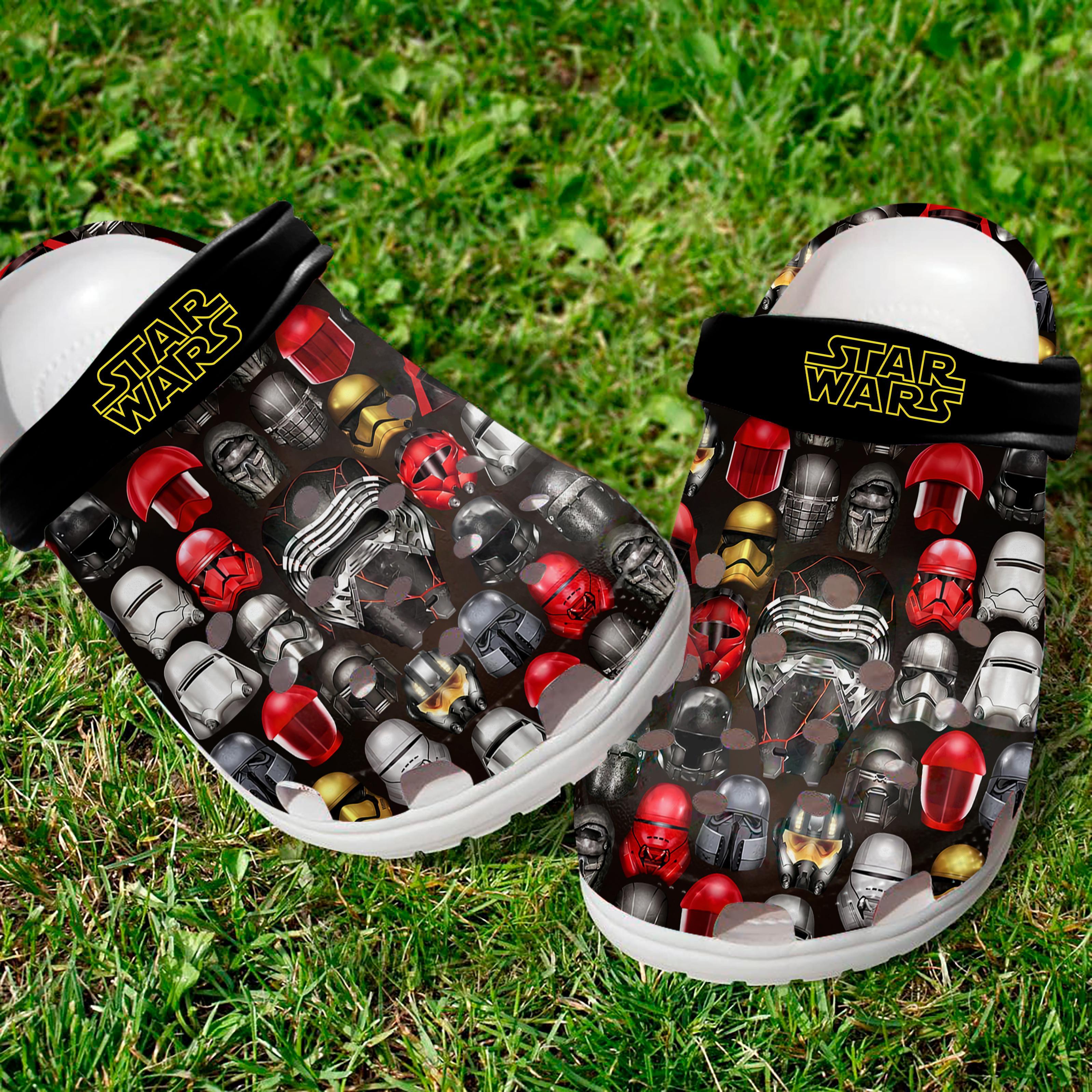 Star Wars Movie Crocs Crocband Clogs Shoes Comfortable For Men Women and Kids