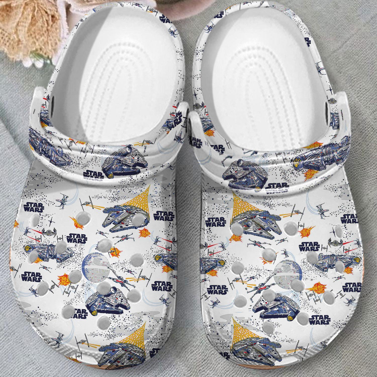 Star Wars Movie Crocs Crocband Clogs Shoes Comfortable For Men Women and Kids - Image 5