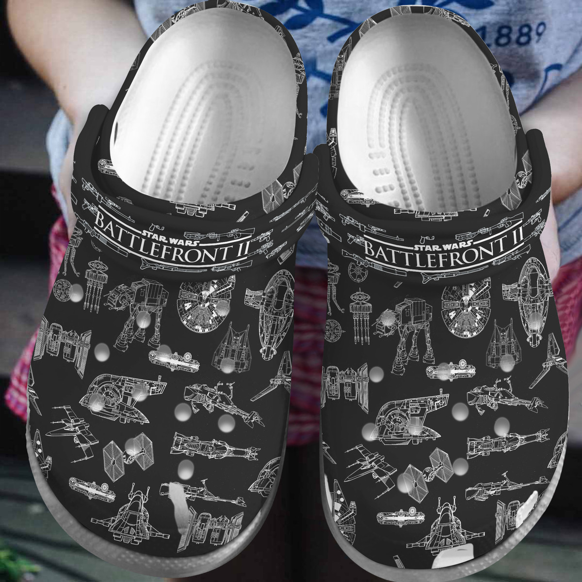 Star Wars Movie Crocs Crocband Clogs Shoes Comfortable For Men Women and Kids