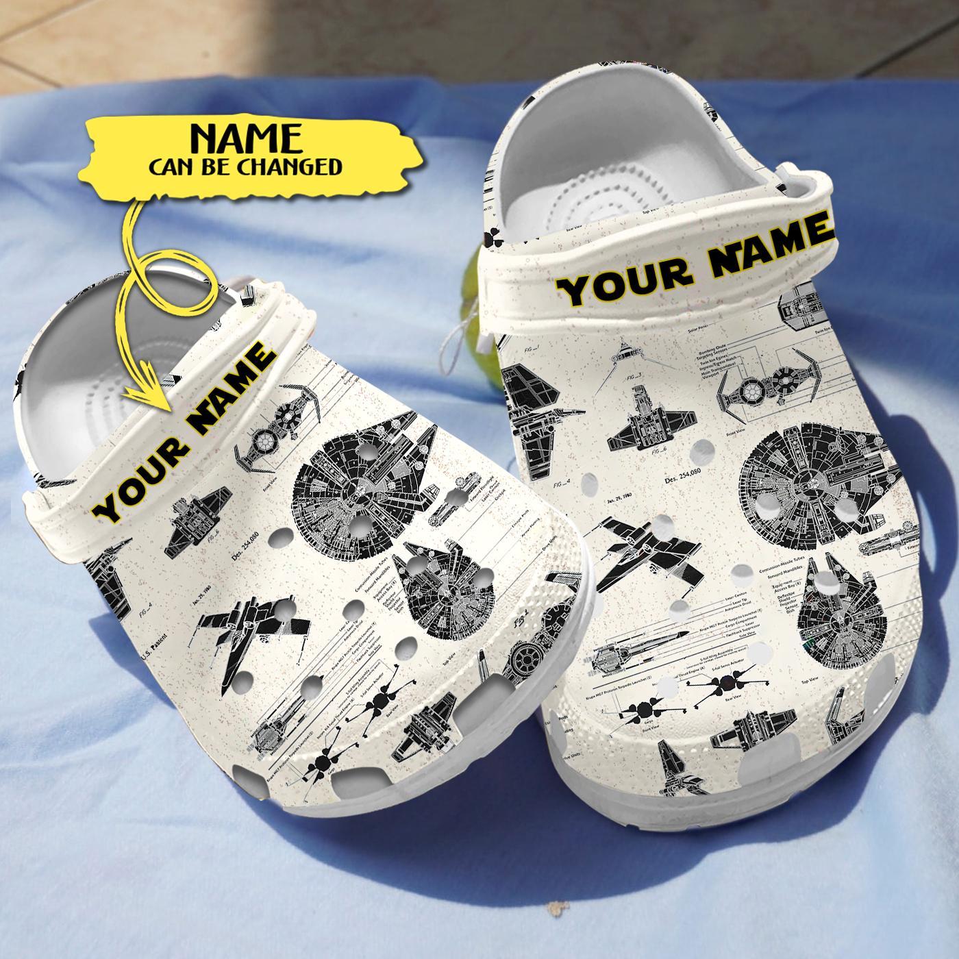 Star Wars Movie Crocs Crocband Clogs Shoes Comfortable For Men Women and Kids