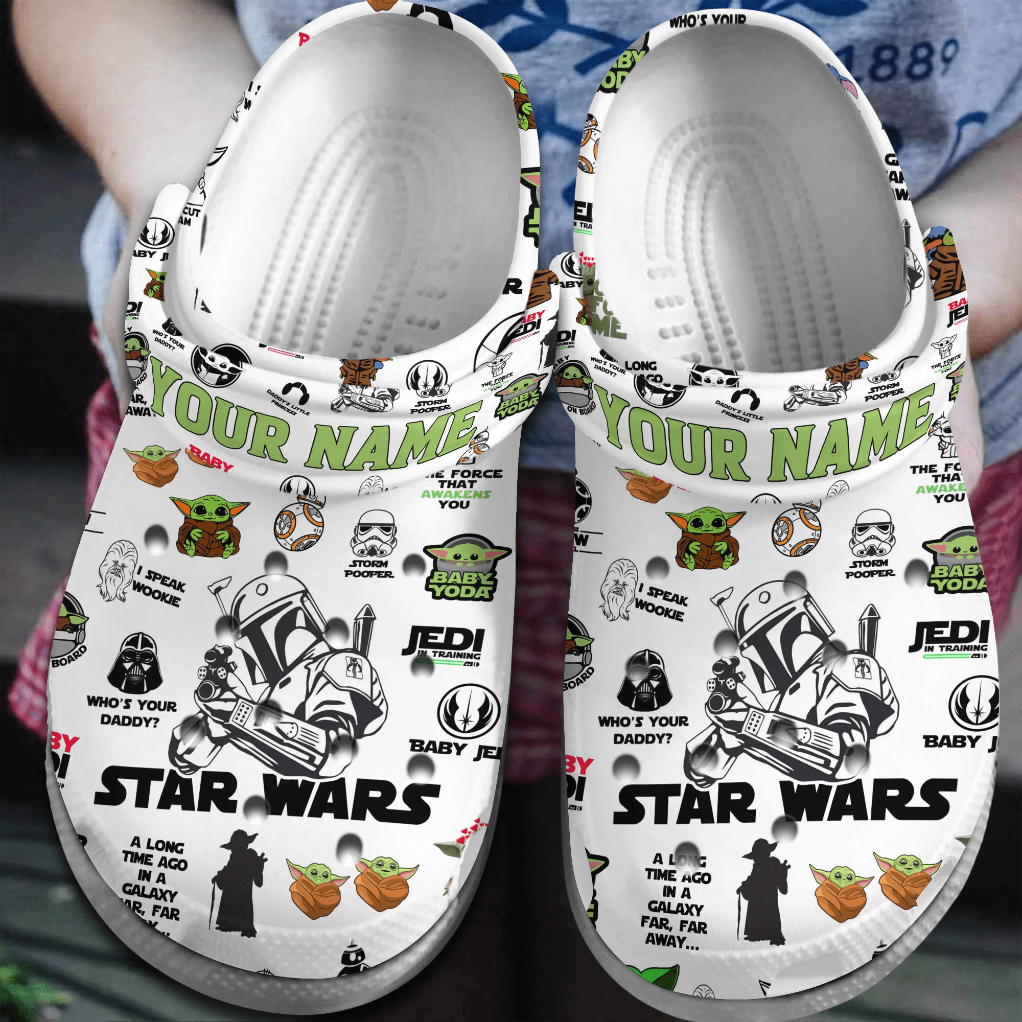 Star Wars Movie Crocs Crocband Clogs Shoes Comfortable For Men Women and Kids