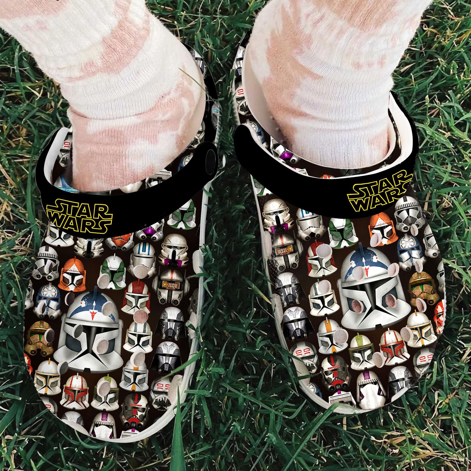 Star Wars Movie Crocs Crocband Clogs Shoes Comfortable For Men Women and Kids