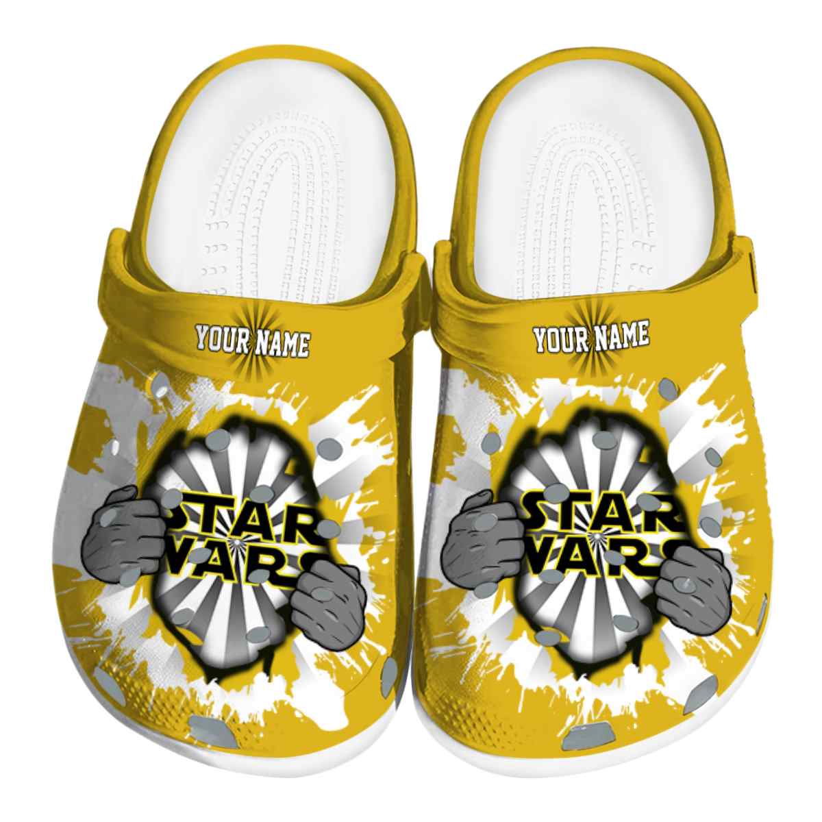 Star Wars Movie Crocs Crocband Clogs Shoes Comfortable For Men Women and Kids