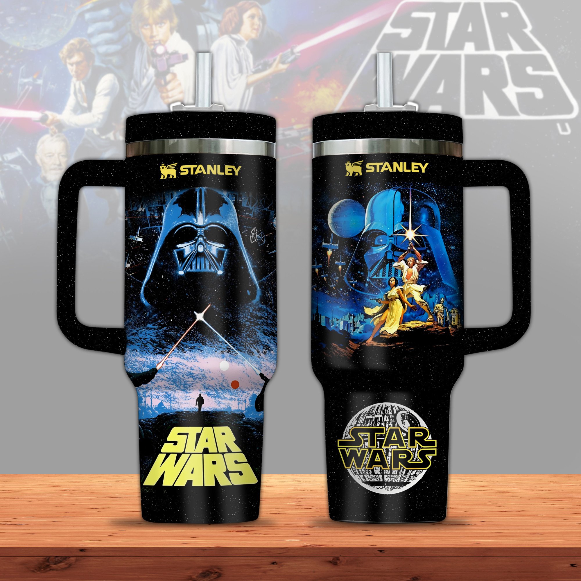Star Wars Movies Custom Stanley Cup 40 oz 30 oz Tumbler With HandleTVC2301310