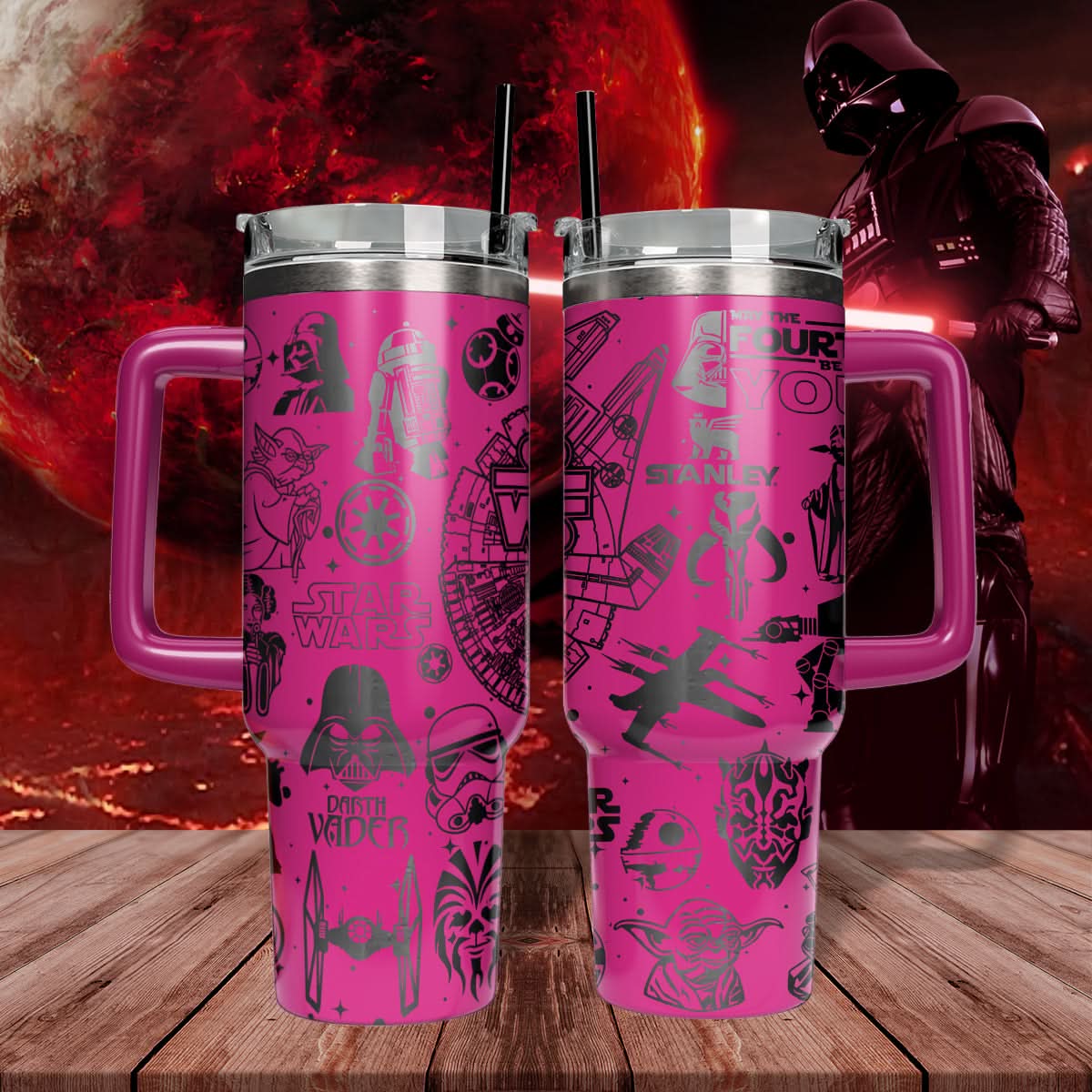 Star Wars Movies Custom Stanley Cup 40 oz 30 oz Tumbler With HandleTVC2301482