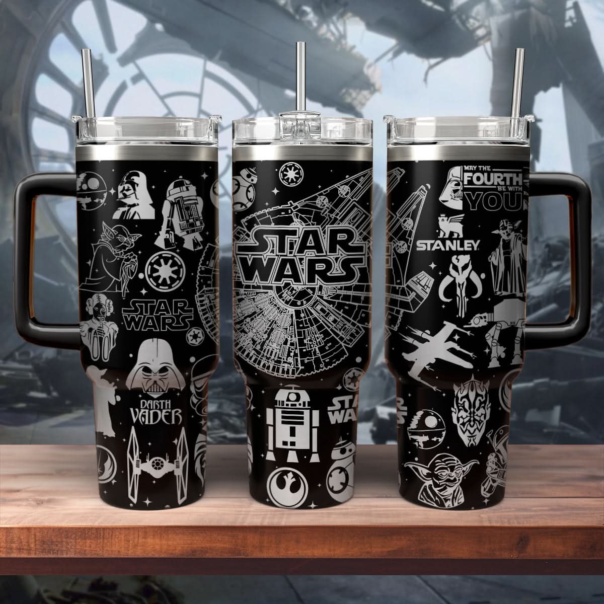 Star Wars Movies Custom Stanley Cup 40 oz 30 oz Tumbler With HandleTVC2301482