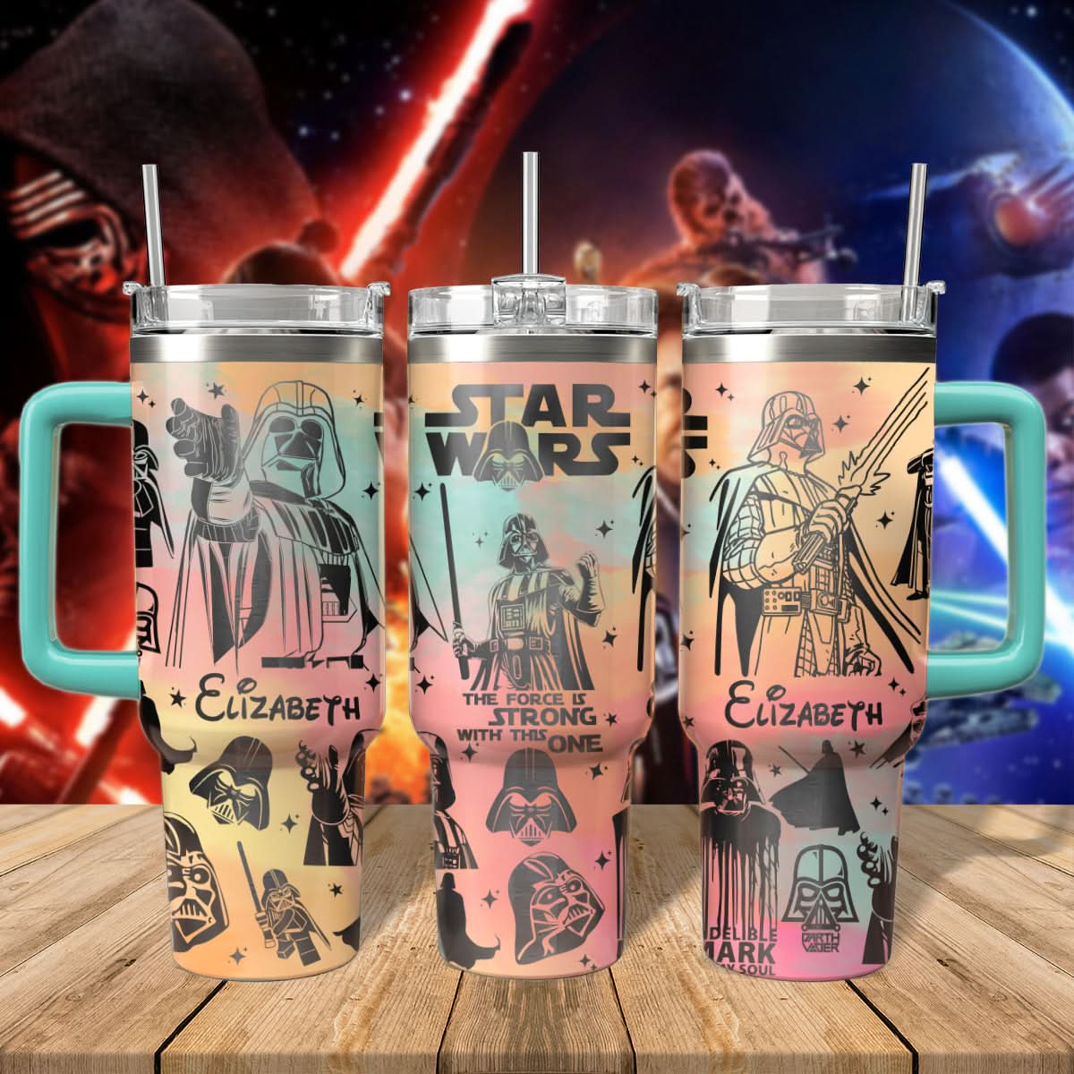 Star Wars Movies Custom Stanley Cup 40 oz 30 oz Tumbler With HandleTVC2301482