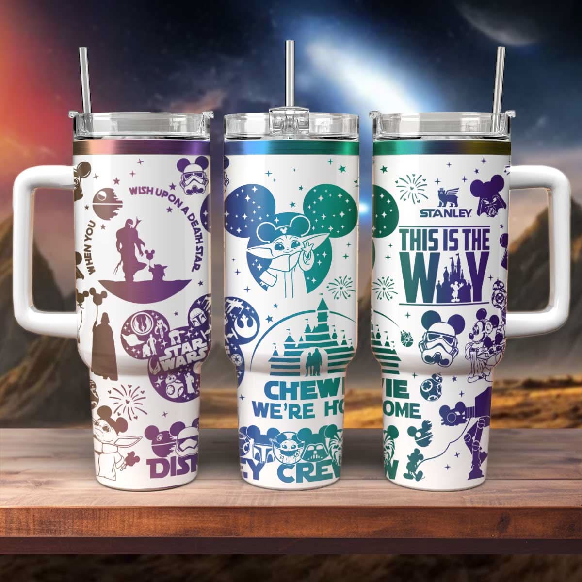 Star Wars Movies Custom Stanley Cup 40 oz 30 oz Tumbler With HandleTVC2301482