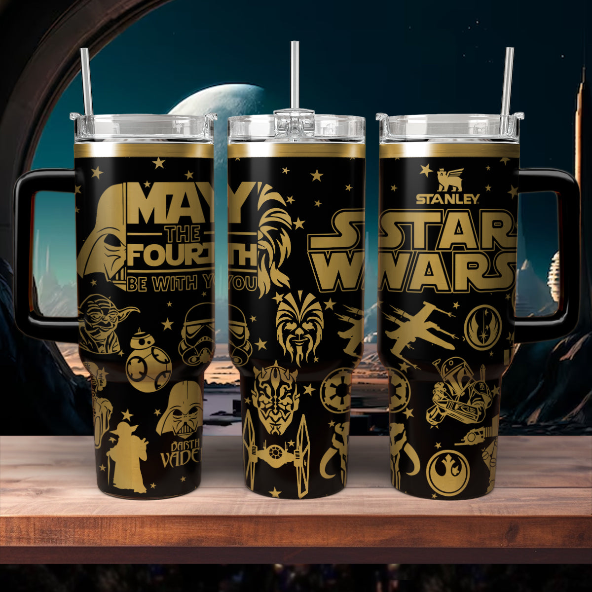 Star Wars Movies Custom Stanley Cup 40 oz 30 oz Tumbler With HandleTVC2301538