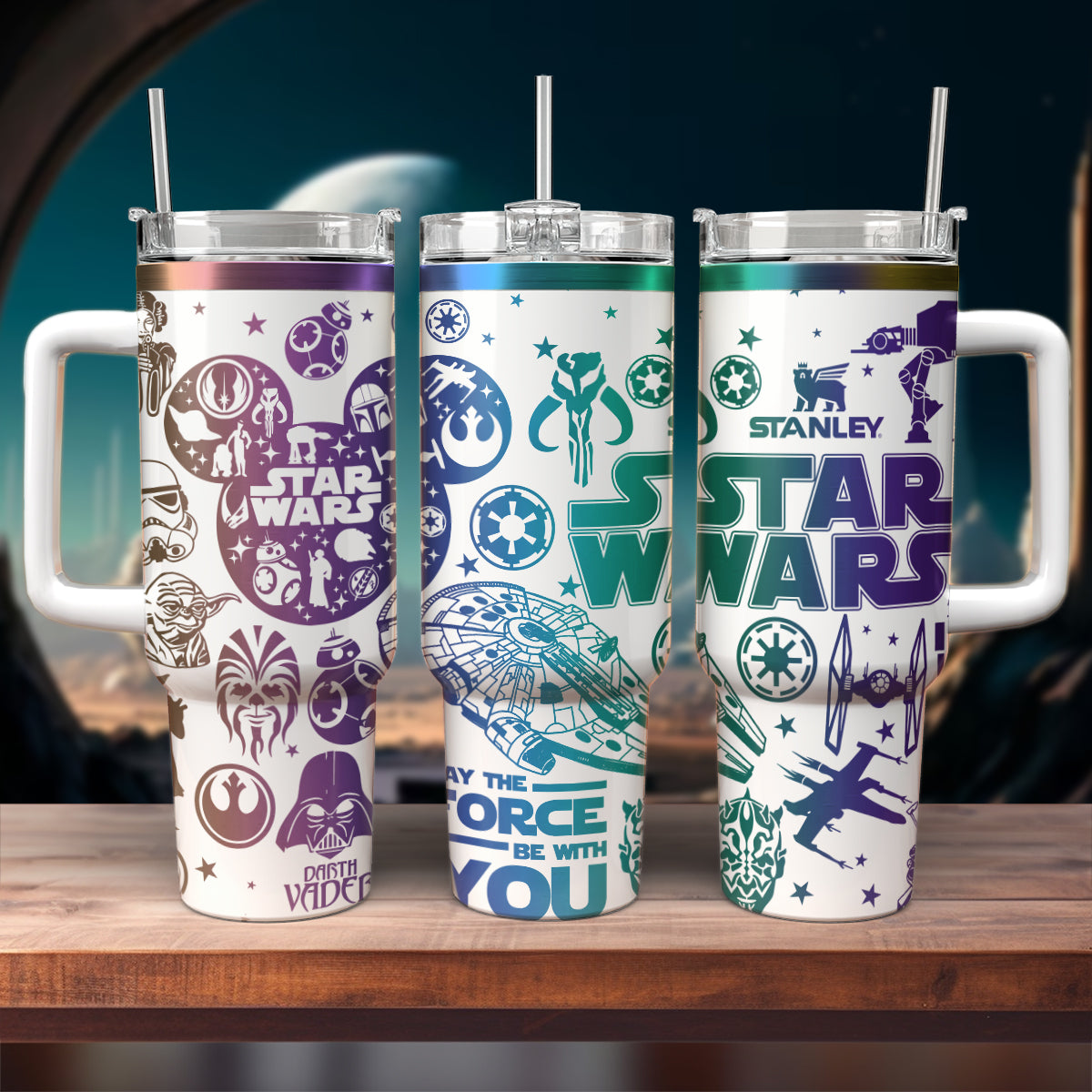 Star Wars Movies Custom Stanley Cup 40 oz 30 oz Tumbler With HandleTVC2301538