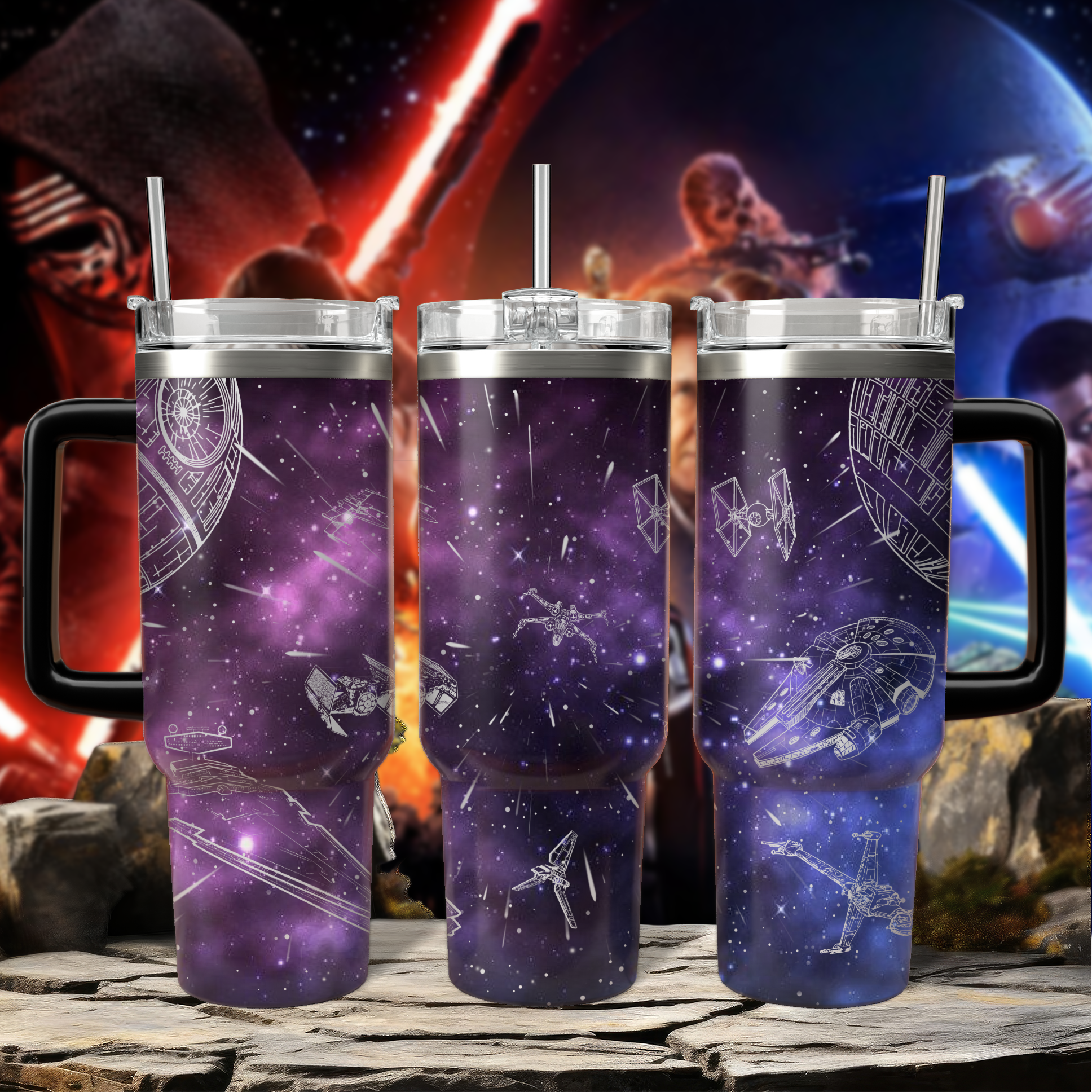 Star Wars Movies Custom Stanley Cup 40 oz 30 oz Tumbler With HandleTVC2301806