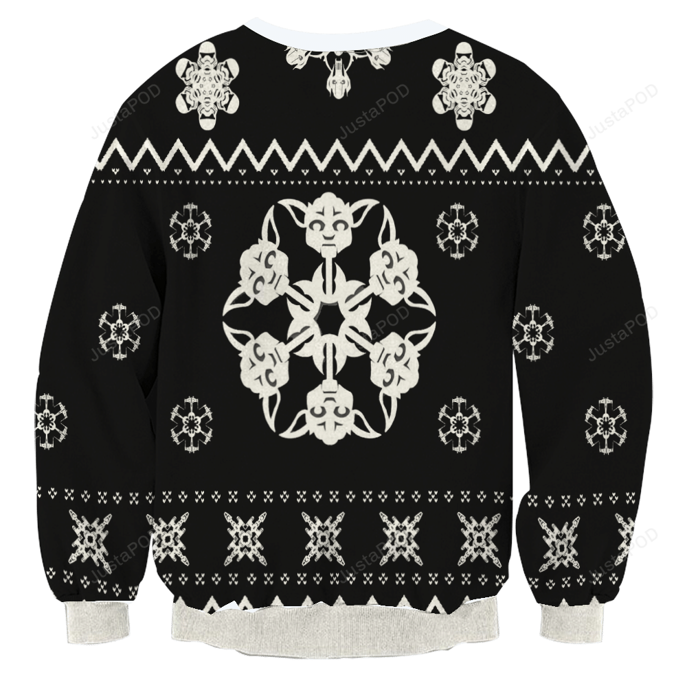 Star Wars Snow Flake Ugly Christmas Sweater Adult 3D Funny Matching for family - Image 2