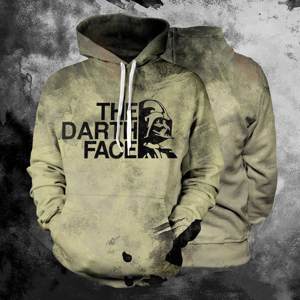 Star Wars The Darth Face 3D All Over Print Hoodie, Zip Hoodie