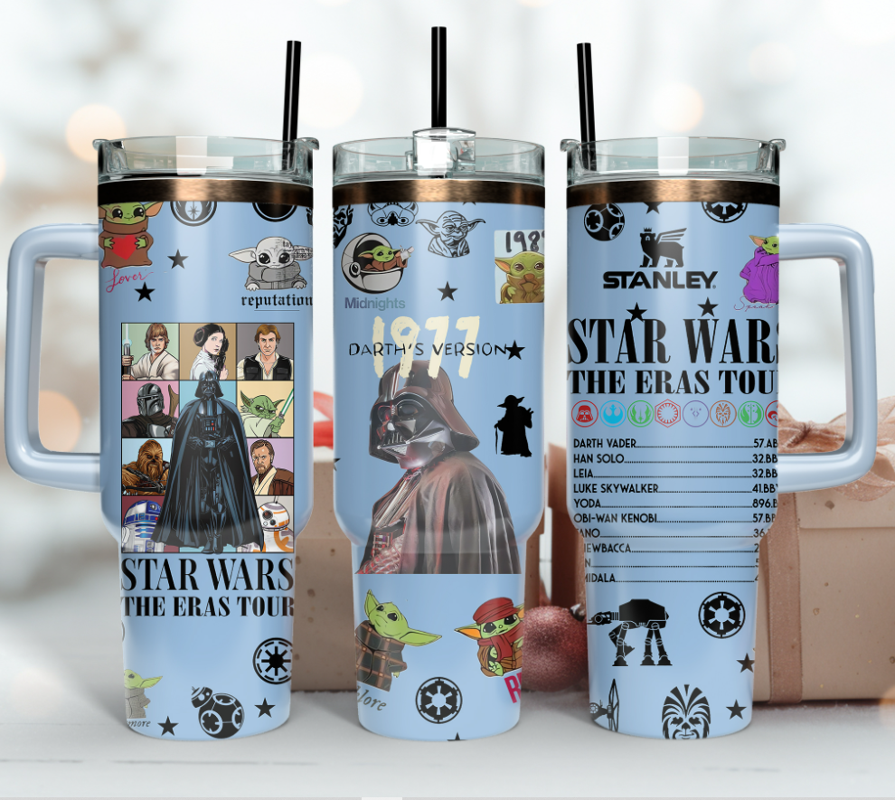 Star Wars The Eras Tour Movies Custom Stanley Cup 40 oz 30 oz Tumbler With HandleTVC2301555