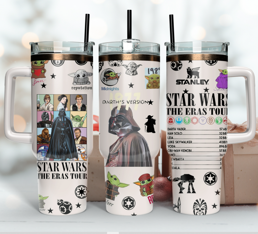 Star Wars The Eras Tour Movies Custom Stanley Cup 40 oz 30 oz Tumbler With HandleTVC2301555