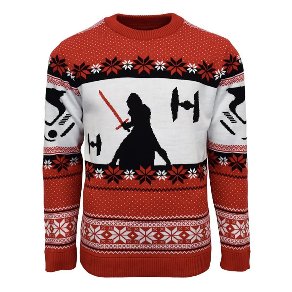 Star Wars The Last Jedi Kylo Ren Ugly Christmas Sweater Adult 3D Funny Matching for family