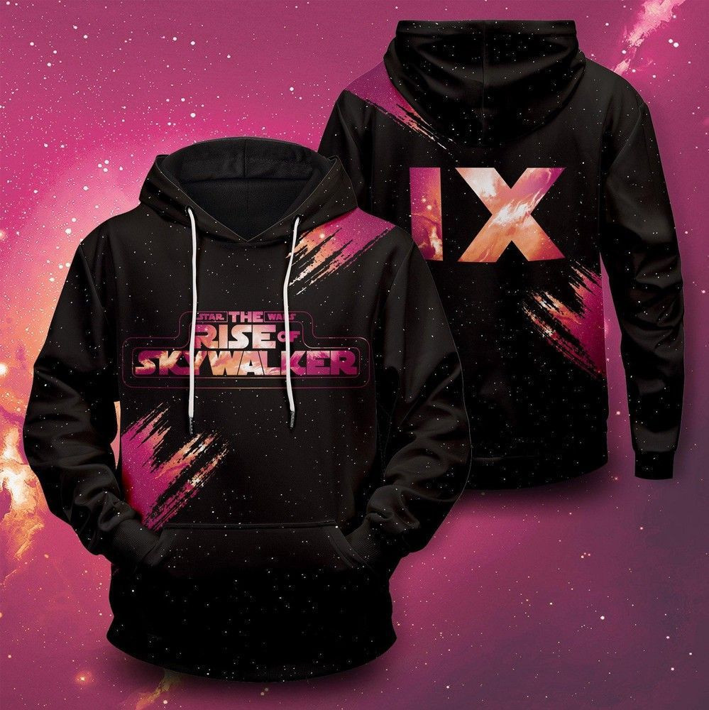 Star Wars The Mandalorian Baby Yoda The Rise Of Skywalker 3D All Over Print Hoodie, Zip Hoodie