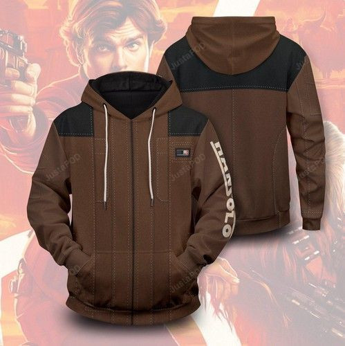 Star Wars The Mandalorian Han Solo 3D All Over Print Hoodie, Zip Hoodie