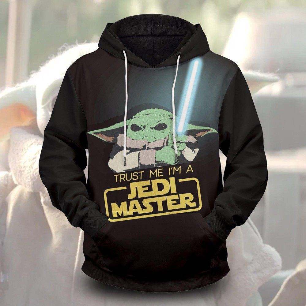 Star Wars The Mandalorian Jedi Master 3D All Over Print Hoodie, Zip Hoodie