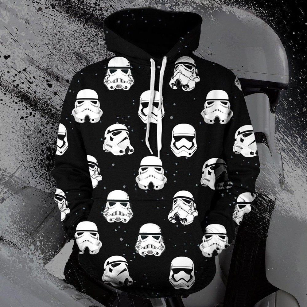 Star Wars The Troops 3D All Over Print Hoodie, Zip Hoodie