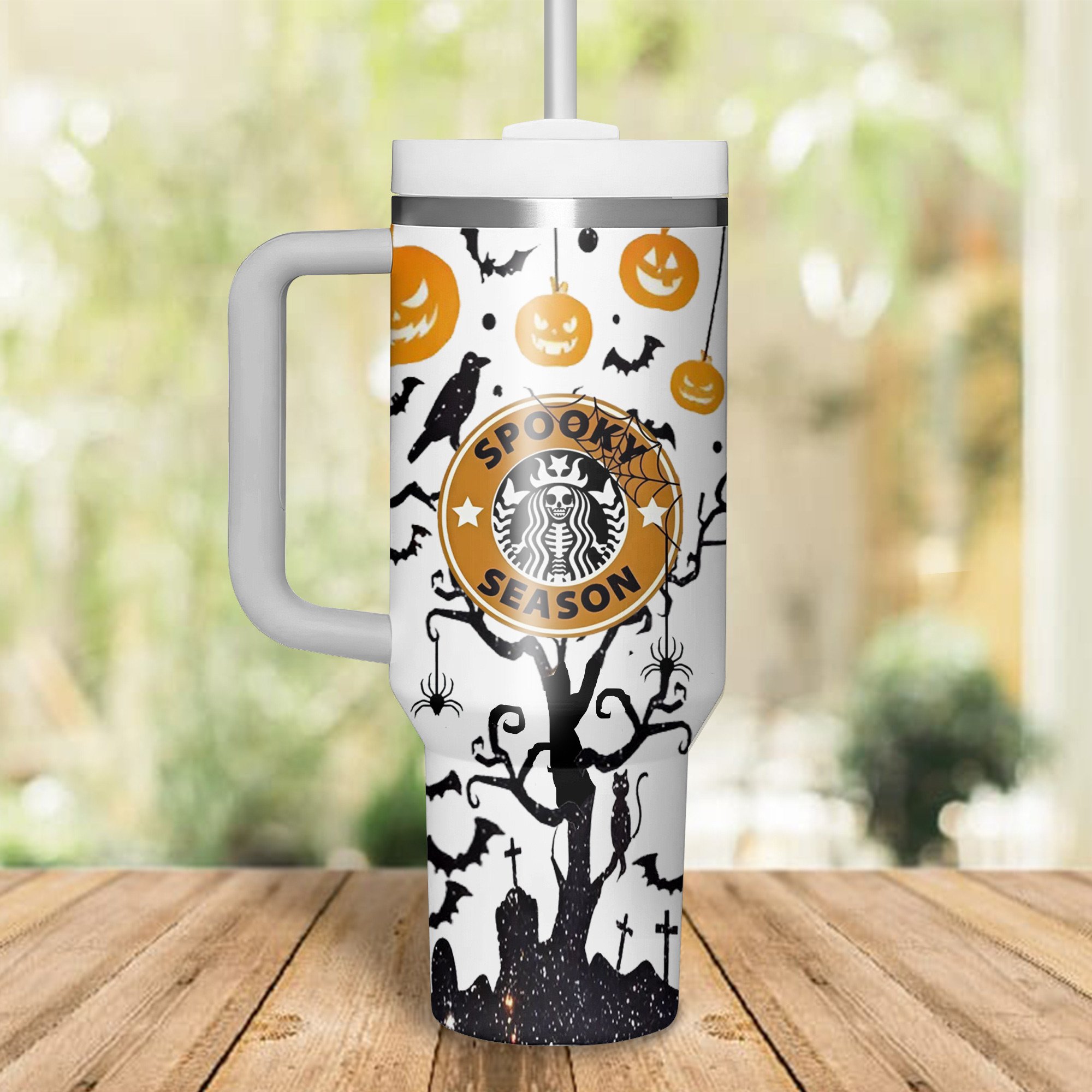 Starbucks Coffee Skull Custom Stanley Cup 40 oz 30 oz Tumbler With HandleTVC2301508 - Image 2