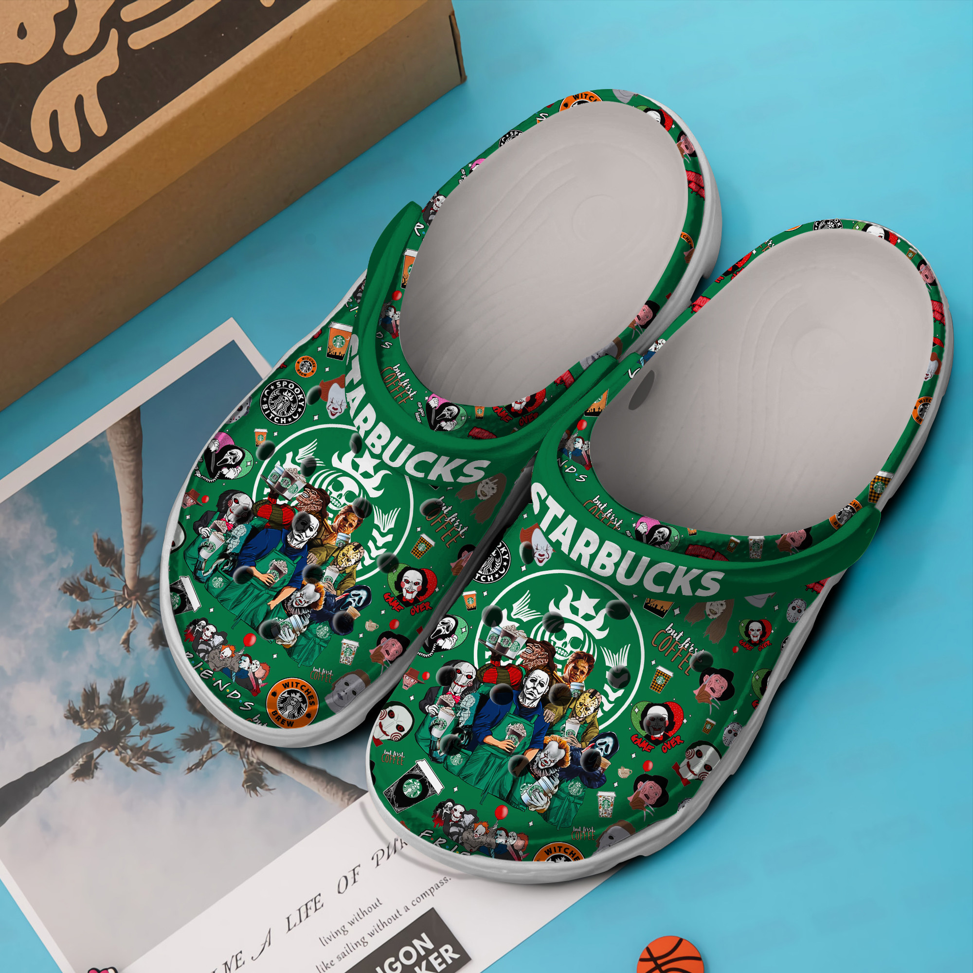 Starbucks Drink Crocs Crocband Clogs Shoes Comfortable For Men Women and Kids - Image 4