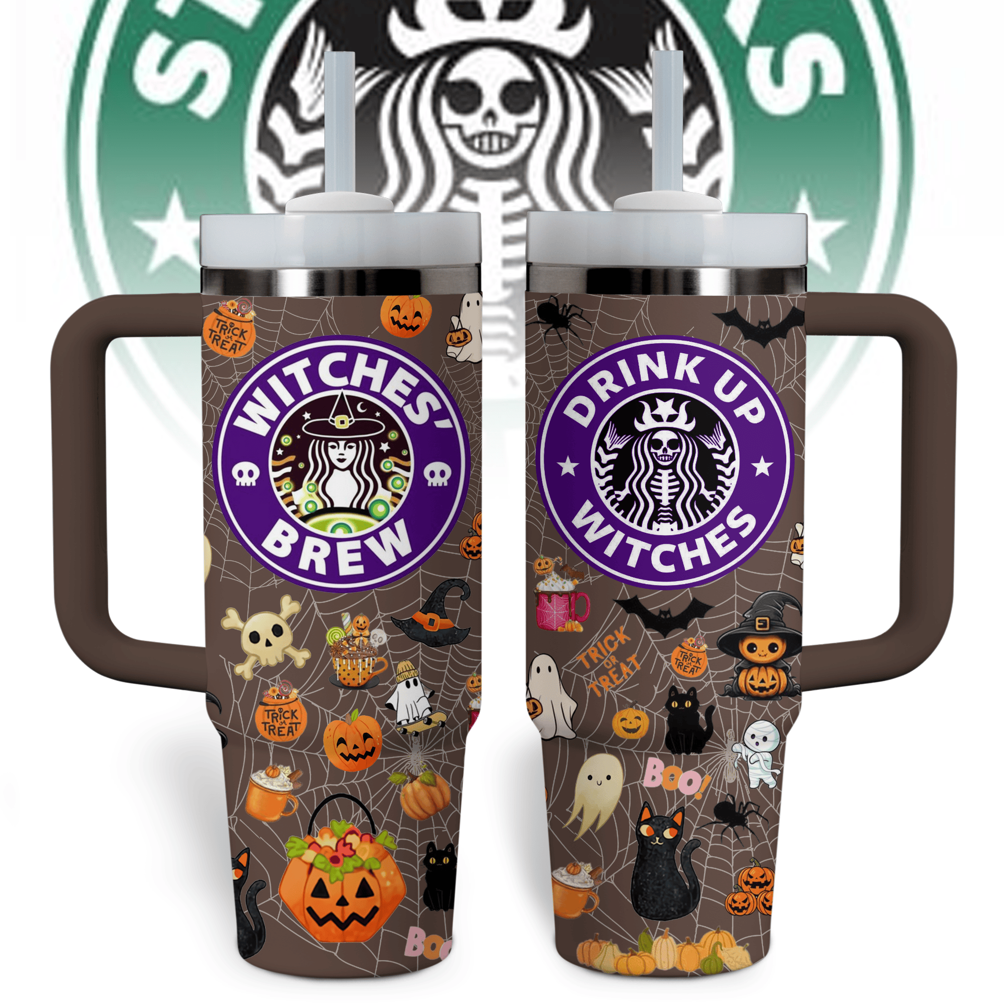Starbucks Halloween Drinks Custom Stanley Cup 40 oz 30 oz Tumbler With HandleTVC2301696