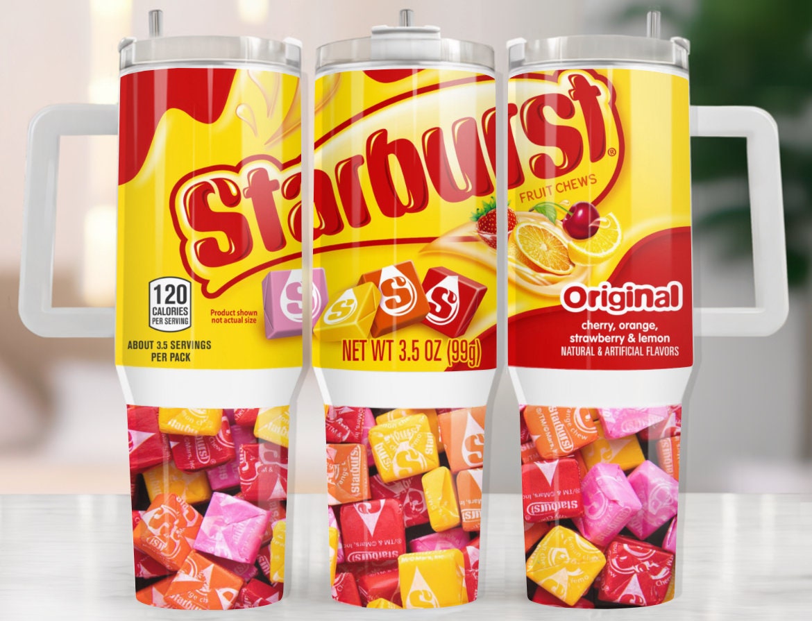 Starburst Original Fruit Chews Custom Stanley Cup 40 oz 30 oz Tumbler With HandleTVC2301972