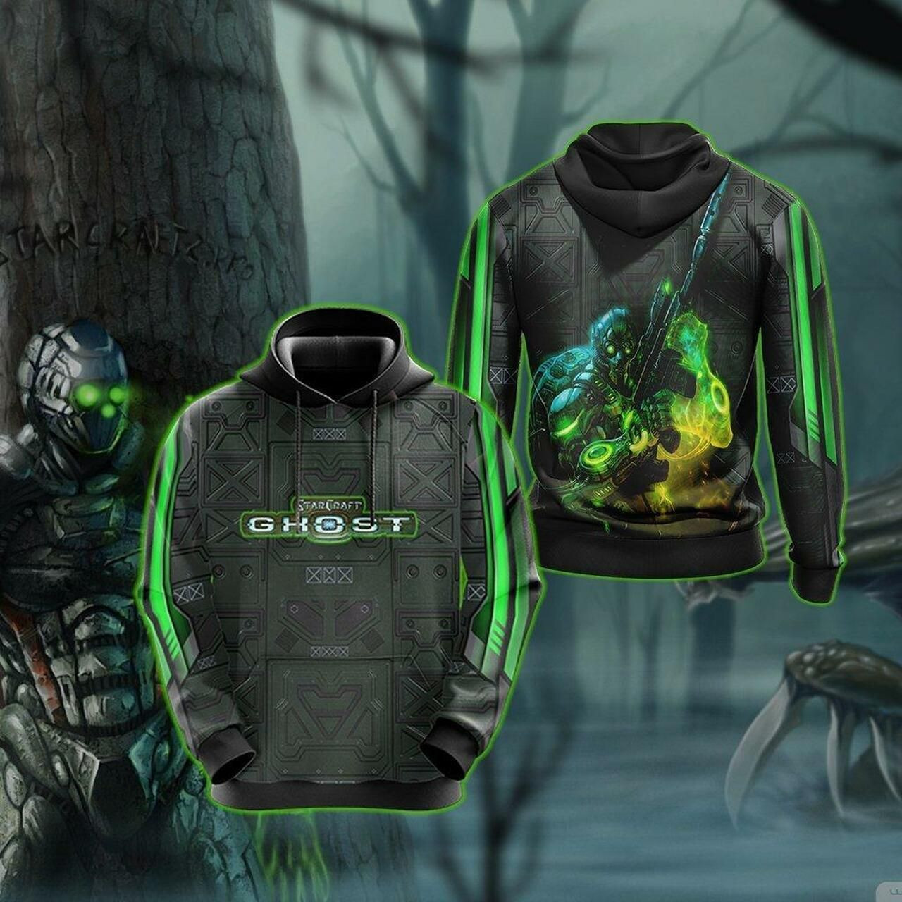 Starcraft - Ghost Unisex 3D All Over Print Hoodie, Zip Hoodie