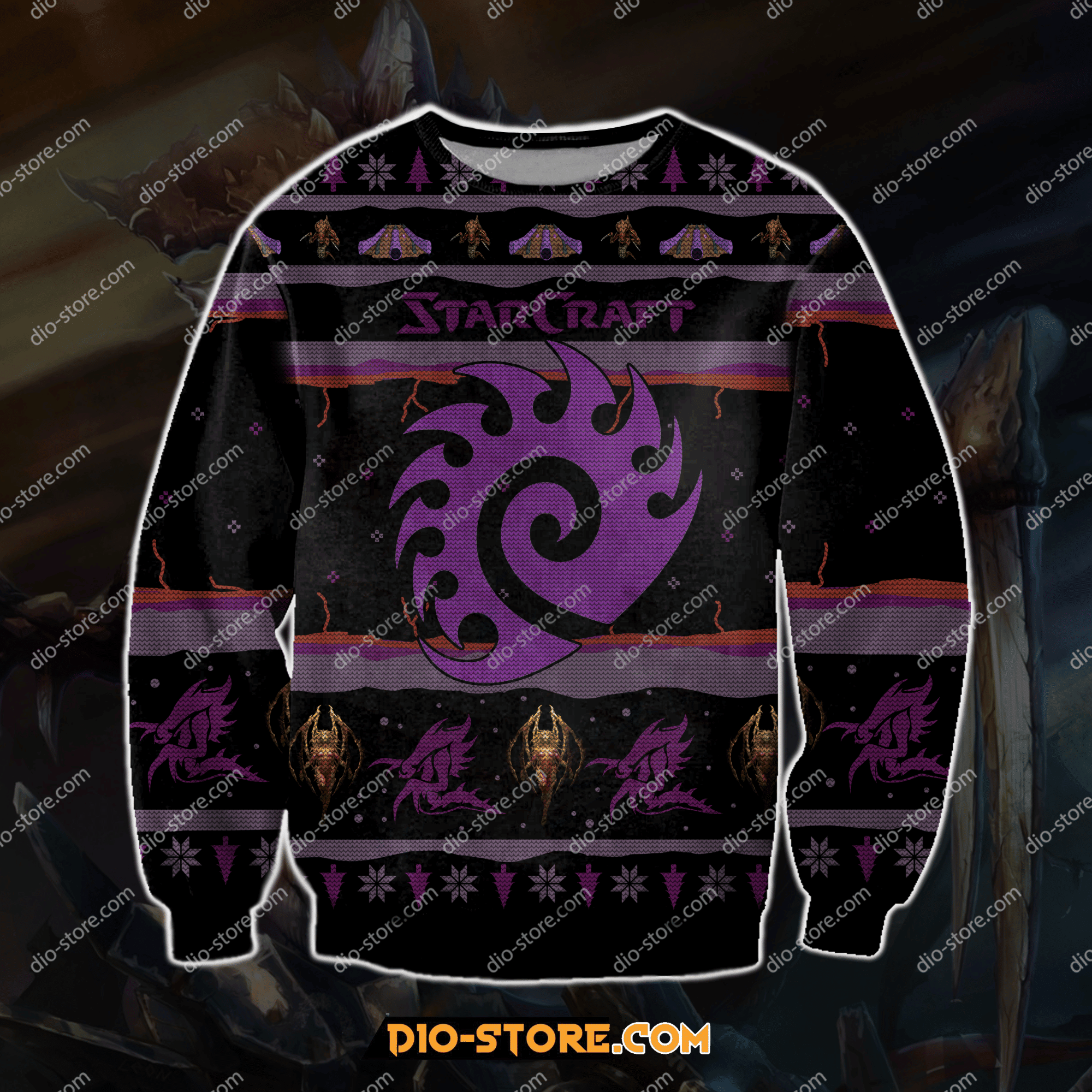 Starcraft Ugly Christmas Sweater Adult 3D Funny Matching for family