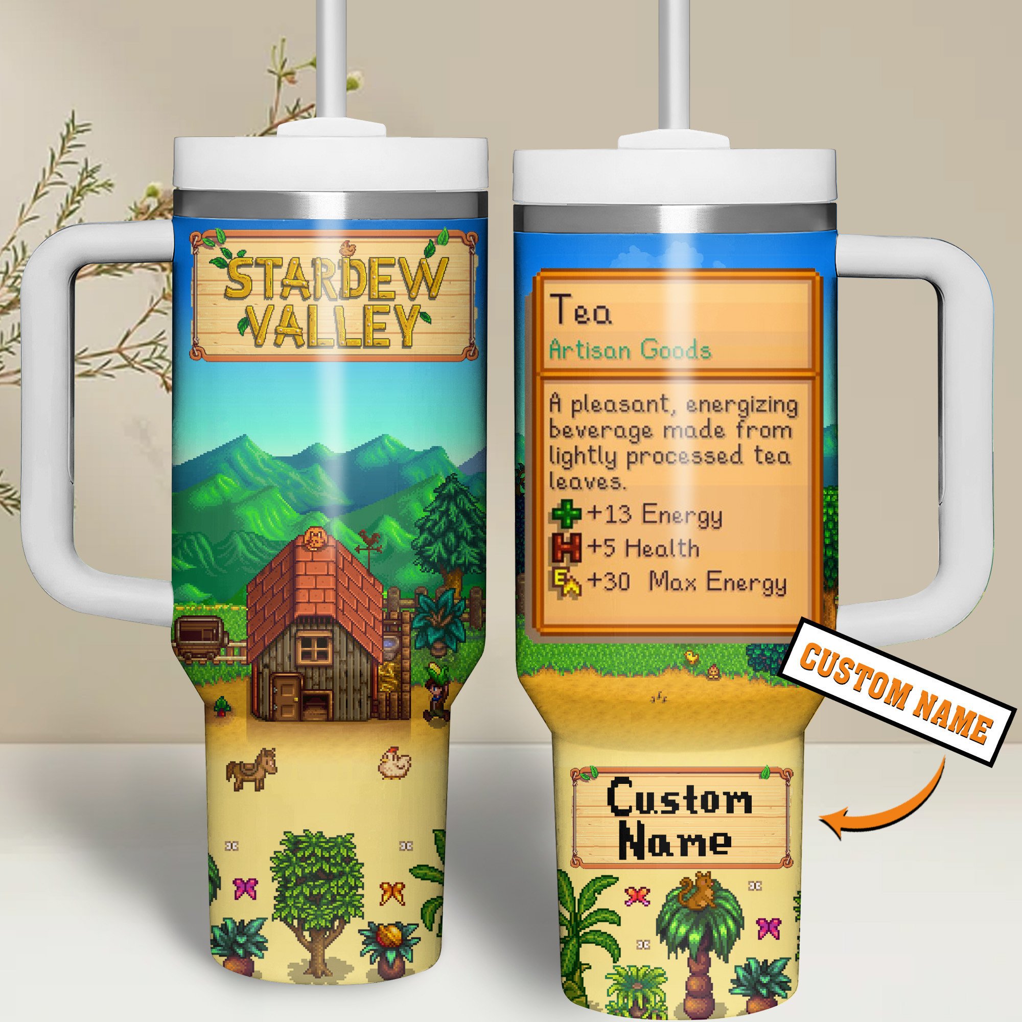 Stardew Valley Games Custom Stanley Cup 40 oz 30 oz Tumbler With HandleTVC2301262