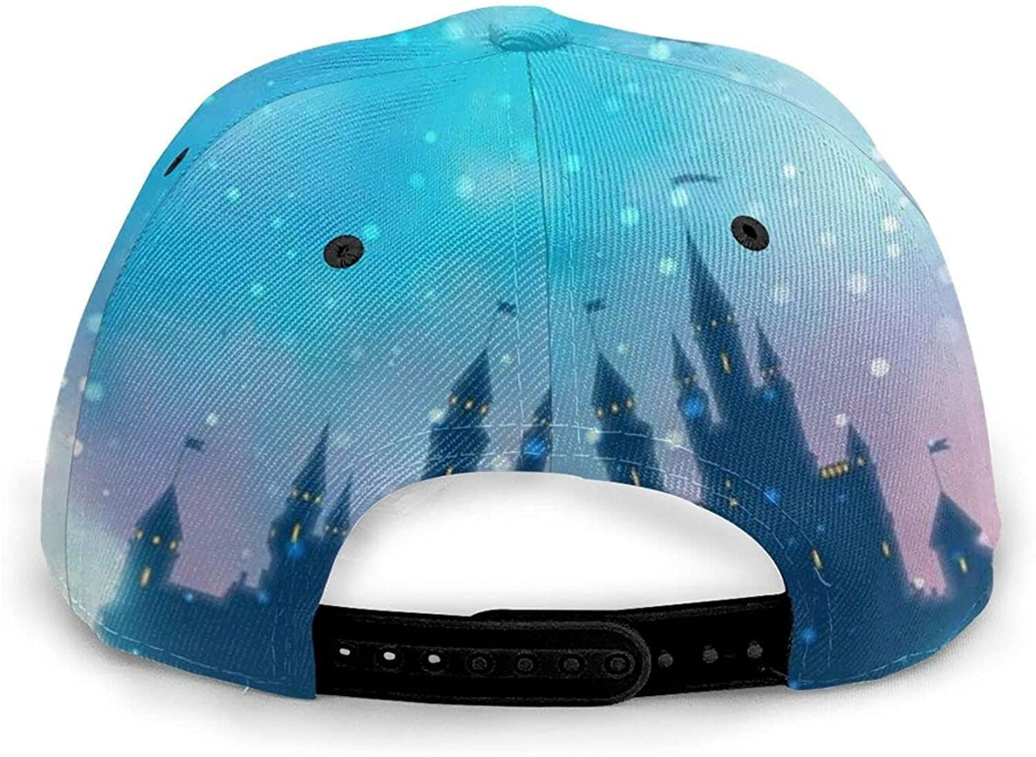 Starlight Castle Print Classic Baseball 3D Cap Adjustable Twill Sports Dad Hats for Unisex Trucker Hats Custom Hats Gifts For Men & Women