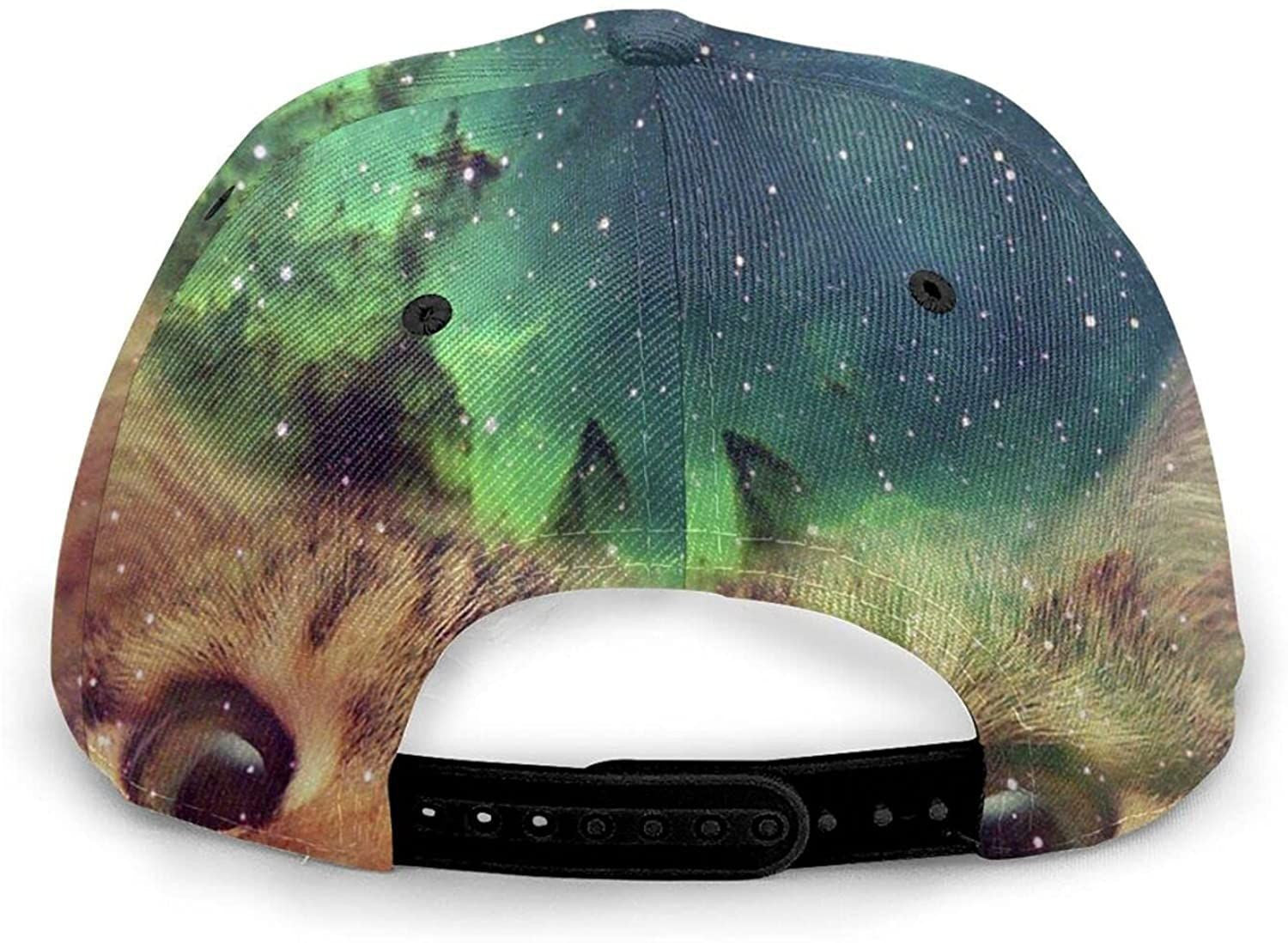 Starry Cat Print Classic Baseball 3D Cap Adjustable Twill Sports Dad Hats for Unisex Trucker Hats Custom Hats Gifts For Men & Women