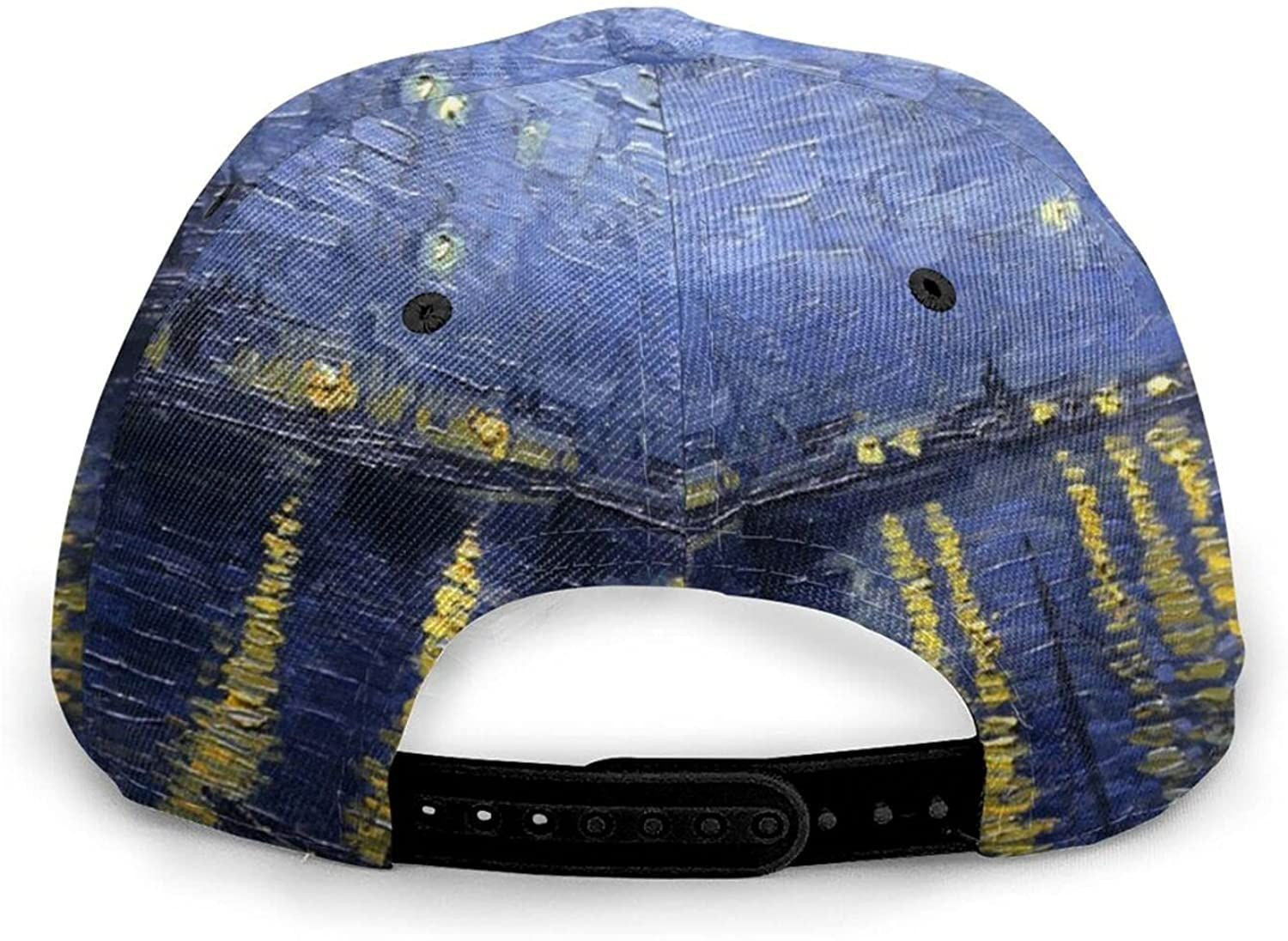 Starry Night Classic Baseball 3D Cap Adjustable Twill Sports Dad Hats for Unisex Trucker Hats Custom Hats Gifts For Men & Women