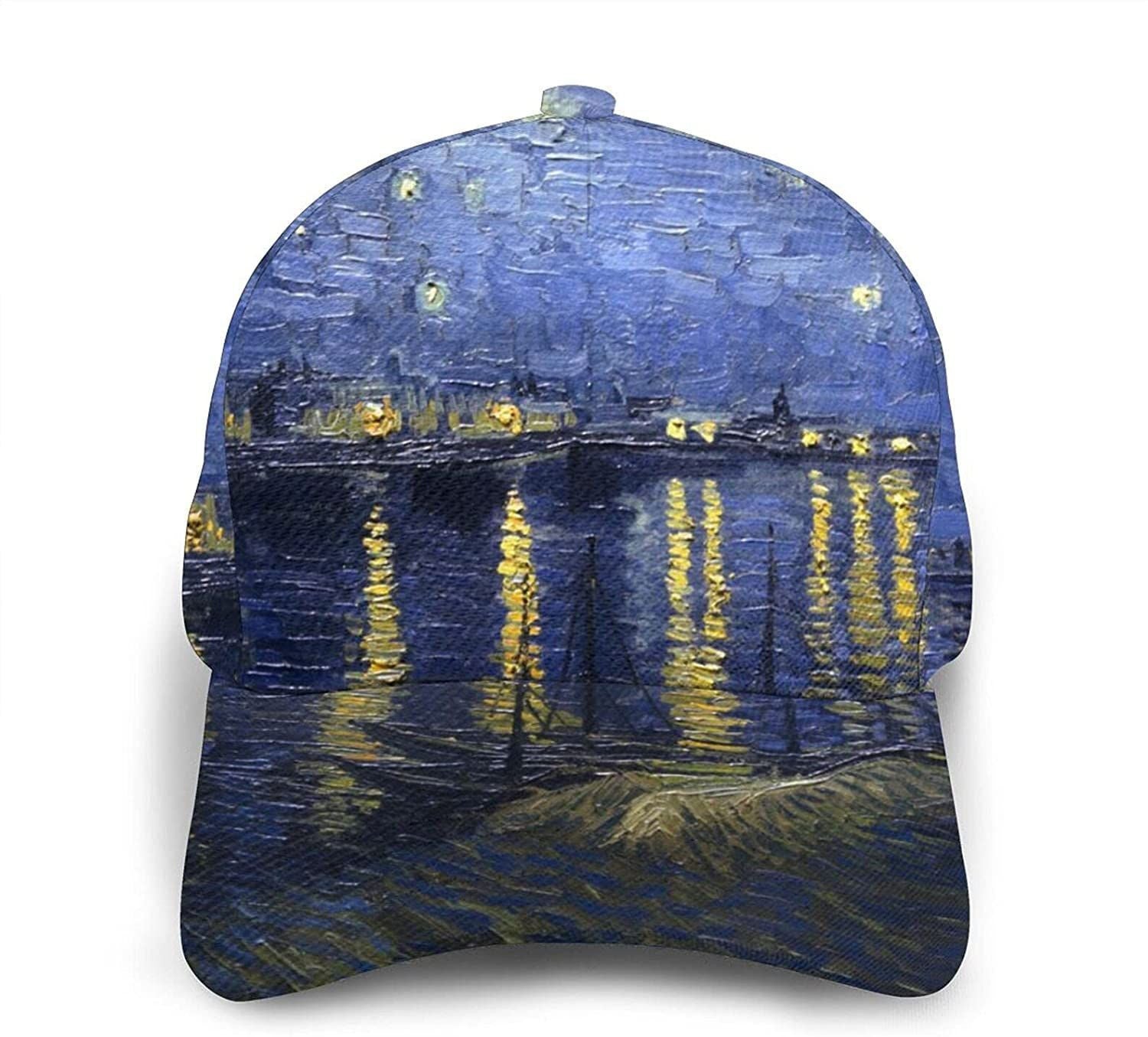Starry Night Classic Baseball 3D Cap Adjustable Twill Sports Dad Hats for Unisex Trucker Hats Custom Hats Gifts For Men & Women