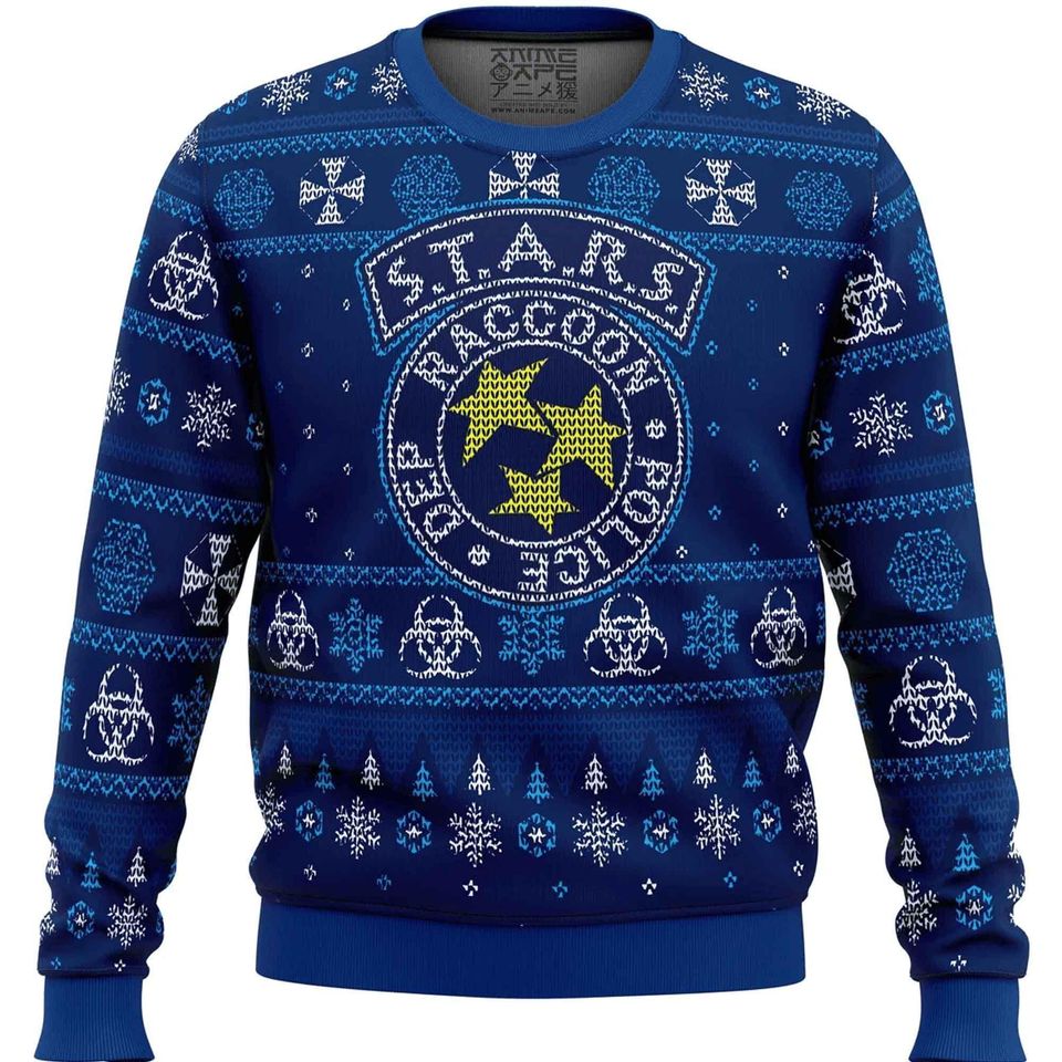 STARS Raccoon City Police Resident Evil Ugly Sweater