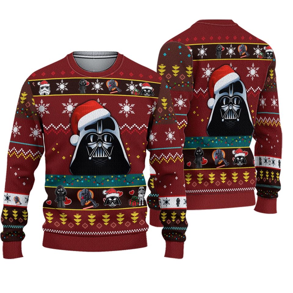 StarWar Character Ugly Christmas Sweater