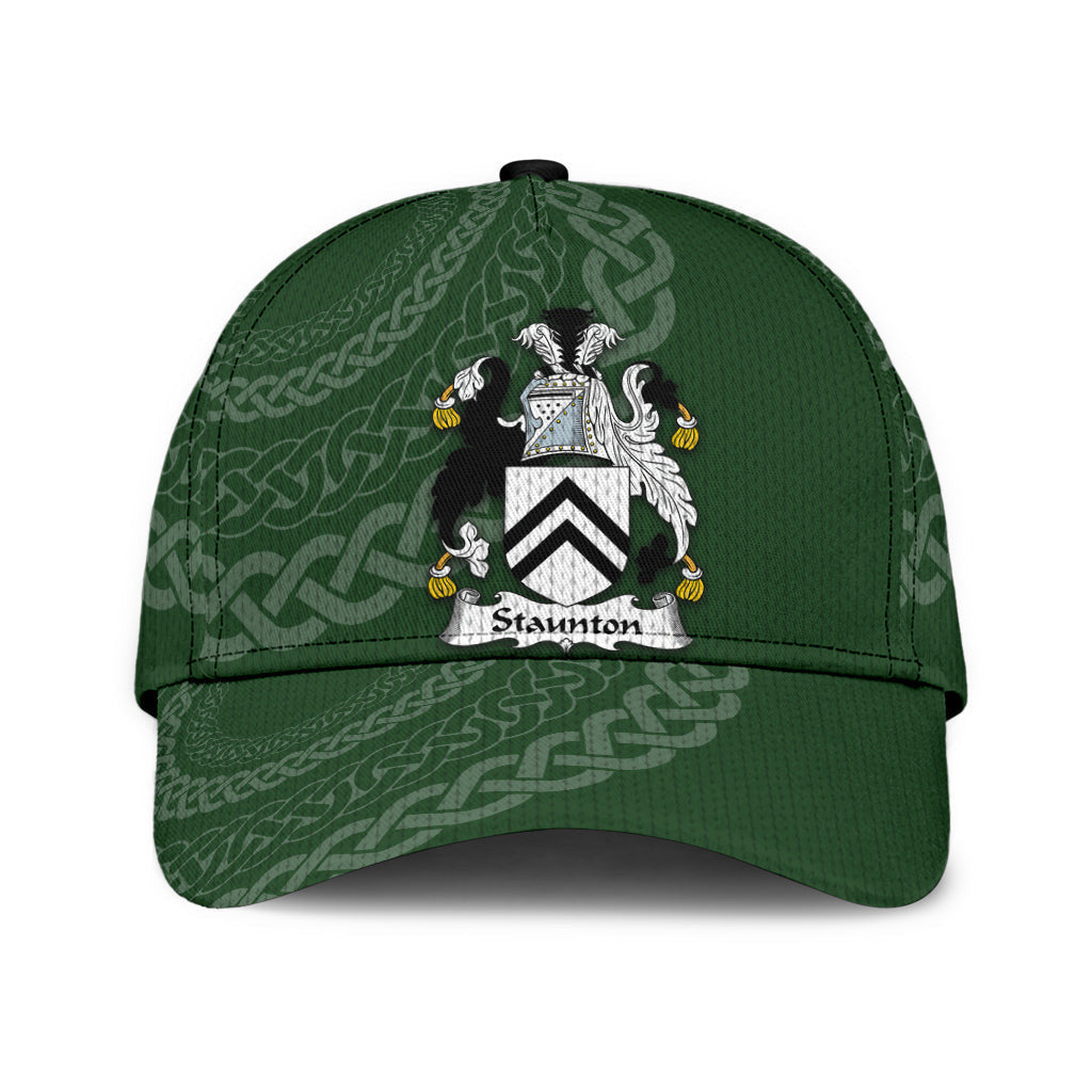 Staunton Coat Of Arms - Irish Family Crest St Patrick's Day Hat Classic Cap Trucker Hats Custom Hats Gifts For Men & Women