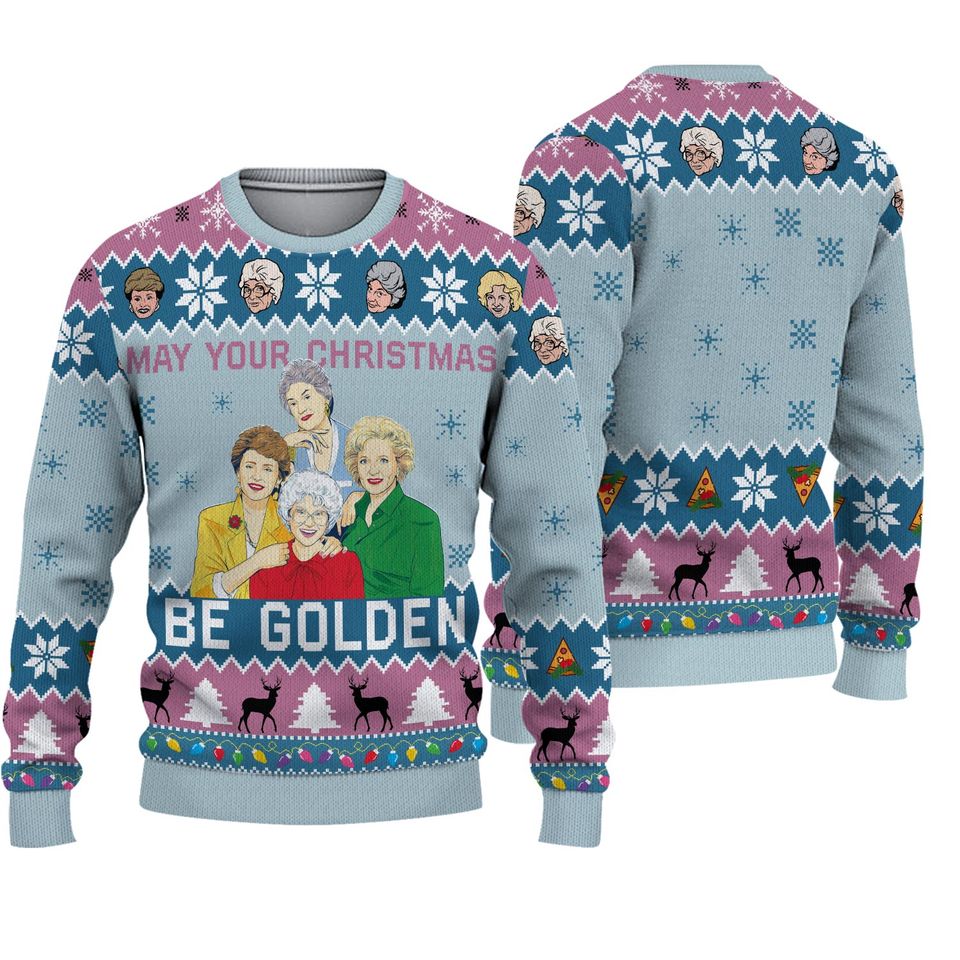 Stay Golden Ugly Christmas Sweater